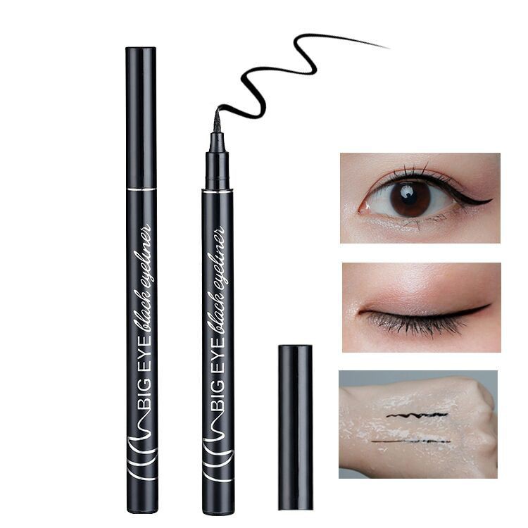 Liquid Black Eyeliner Anti Waterproof Longlasting Smooth Waterproof ...