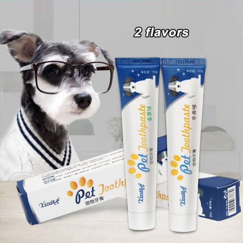 Pet Dog Beef and Vanilla Flavor Tooth Paste 75gms Shopee Philippines