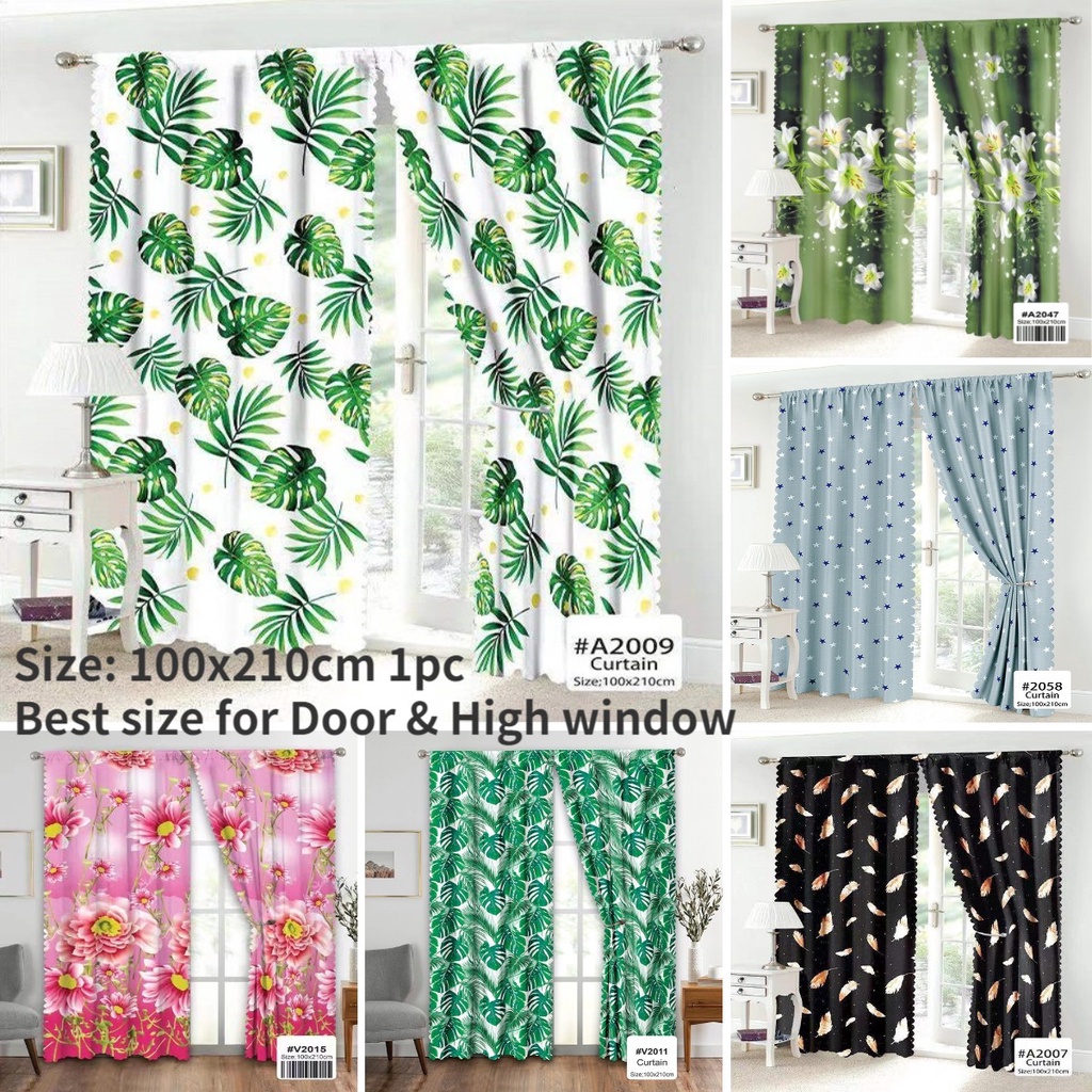 RCSC 2024 100x210cm Kurtina 1pc Long Modern Curtain Sale For Window   9520f9c2d3706fdbcb98354ff2456fbe