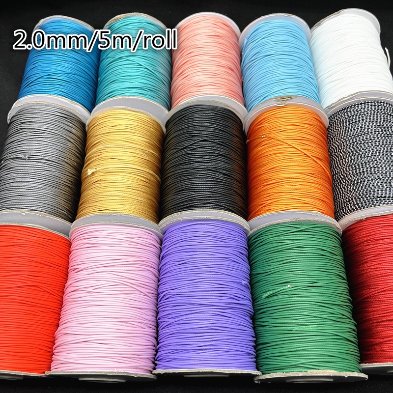 150d Nylon Hilo Polyester Waxed Thread for Bracelet Making - China