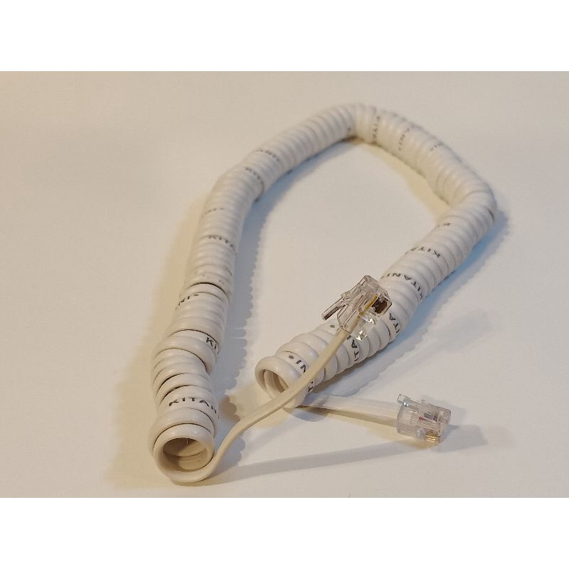 Telephone Handle Spiral Cable / Telephone Handle Cable | Shopee Philippines