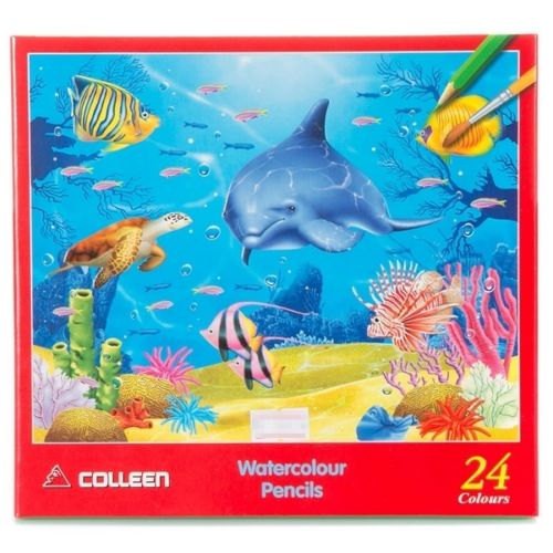 Colleen WaterSoluble Wood Color Pencil Chlorine Watercolor (Water