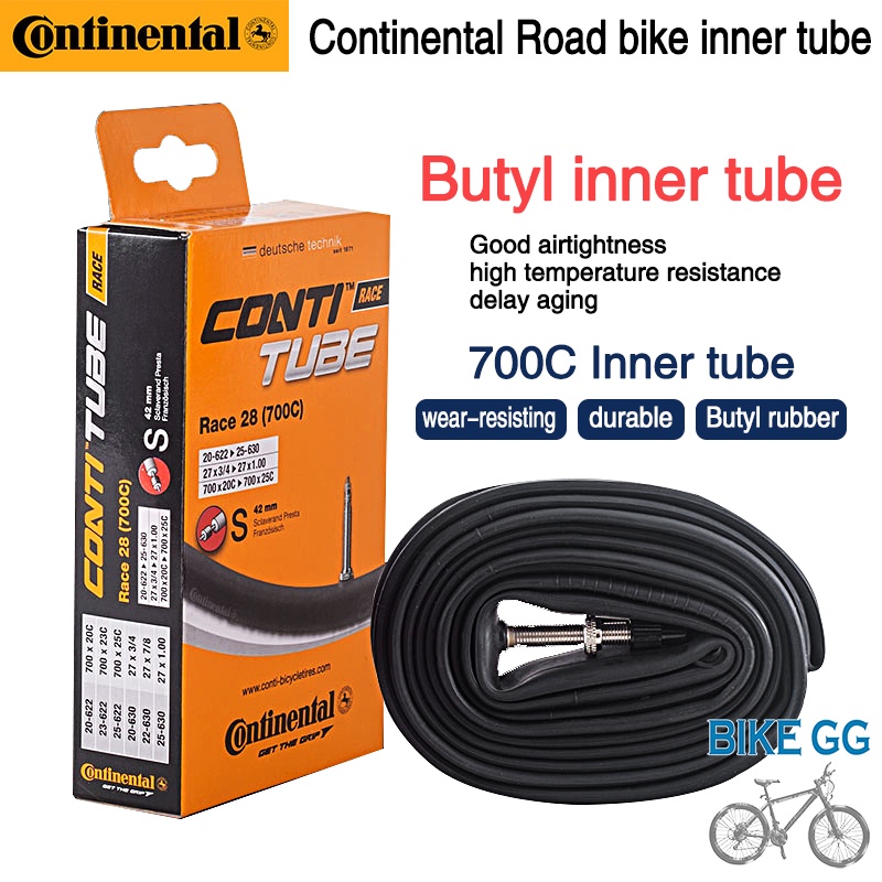 Original Continental road bike inner tube 700*23C/25C/28C Presta