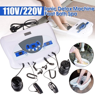 Ionic Detox Foot Bath Spa Machine w/ Tub Array Cell Cleanse Home