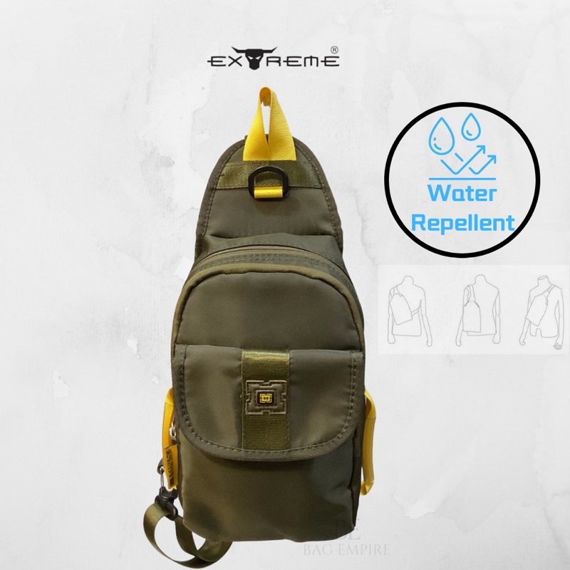 EXTREME Nylon Water Repellent Chest bag(FGB080-1R/2R) | Shopee Philippines