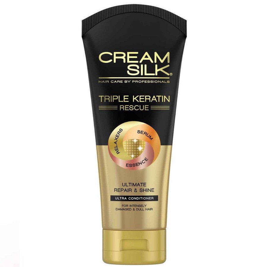 Cream Silk Triple Keratin Rescue Ultra Conditioner Ultimate Repair and