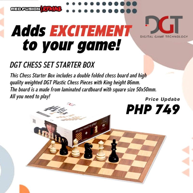 DGT Chess Set Starter Box | Shopee Philippines