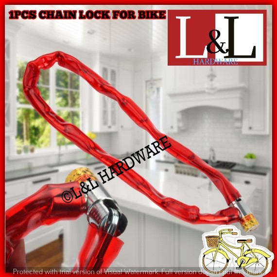 3505 1PCS PVC COVER CHAIN LOCK FOR BIKE. MOTOR. E-BIKE RANDOM COLOR ...