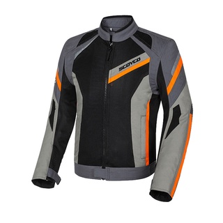 DIYAMO Summer Motorcycle Jackets Men Breathable Mesh Moto Jacket Motocross Motorbike Racing Jacket