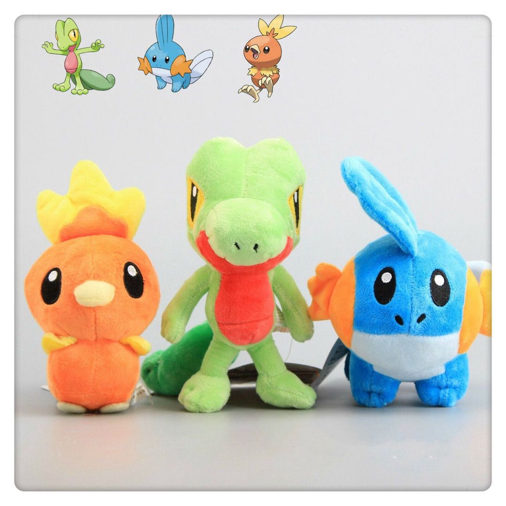 Torchic Treecko Mudkip Plush Doll New Pokemon Center Stuffed Toy Gift Dolls Shopee Philippines