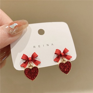 Reina Earrings - Red