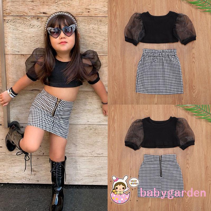 Mini skirt and clearance top for baby girl