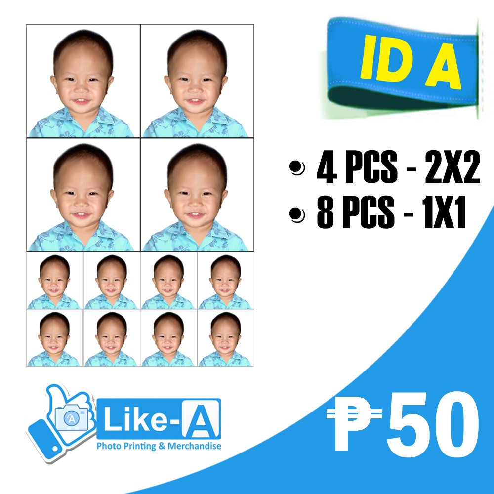 ID Photo printing 2x2 1x1/ Visa / passport /prc /seaman ID | Shopee ...