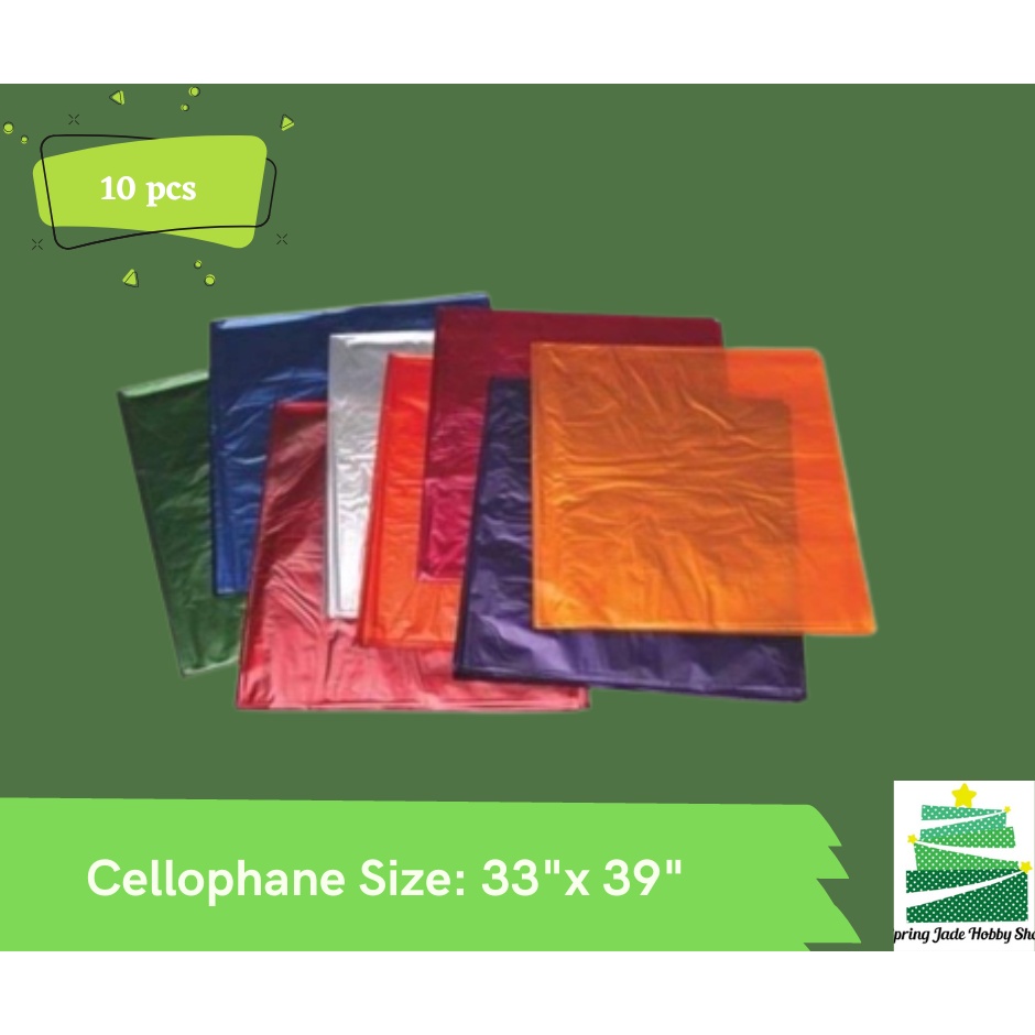 Spring Jade Cellophane Wrap Yema wrap Gift wrap (10 pcs) Shopee Philippines