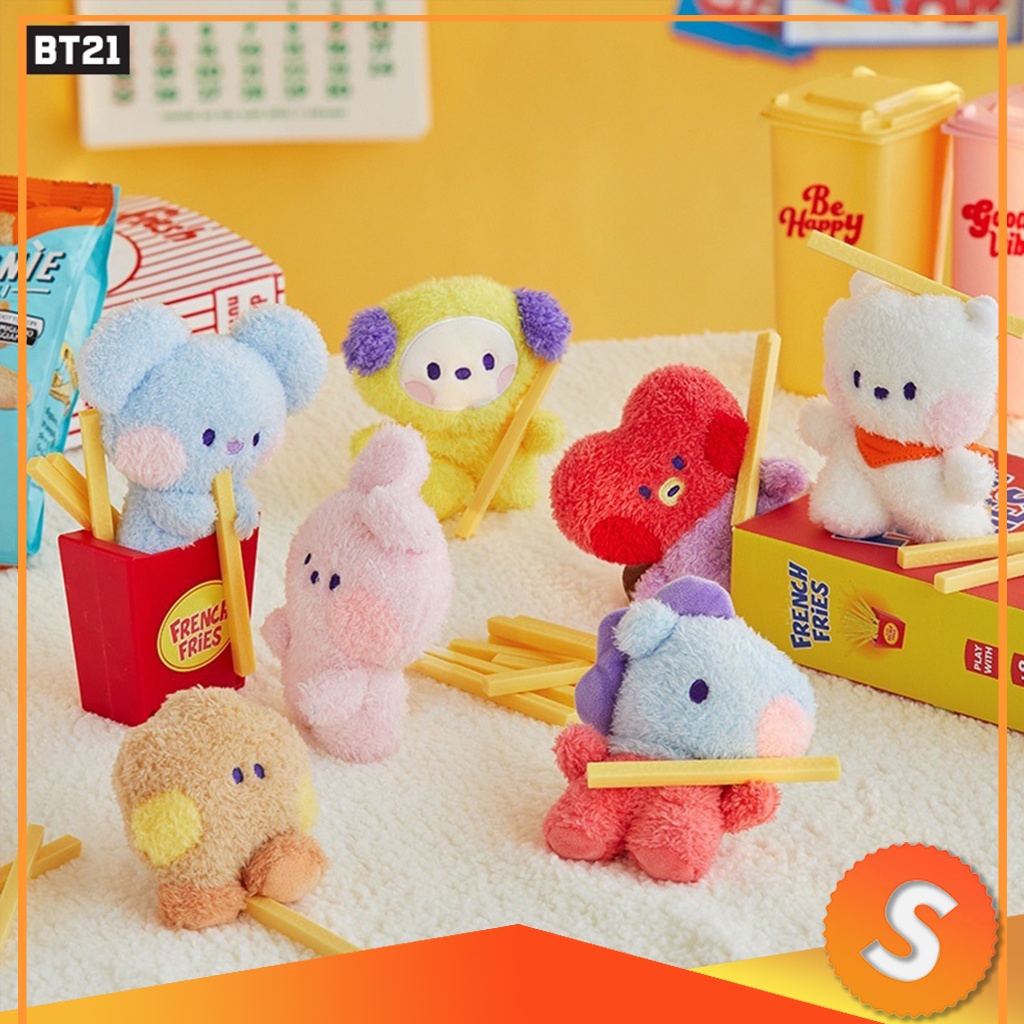 LINE FRIENDS KPOP BTS BT21 minini Keychain Baby Keychain Cute Cartoon ...