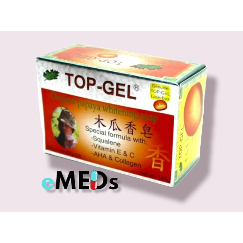 TOPGEL SOAP 145g (Original Papaya Whitening Soap) Shopee Philippines
