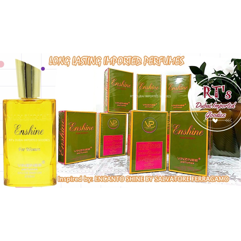 Vinzinee Perfumes Enshine For Women Eau De Parfum 50ml Enshine Green Long Lasting Perfume