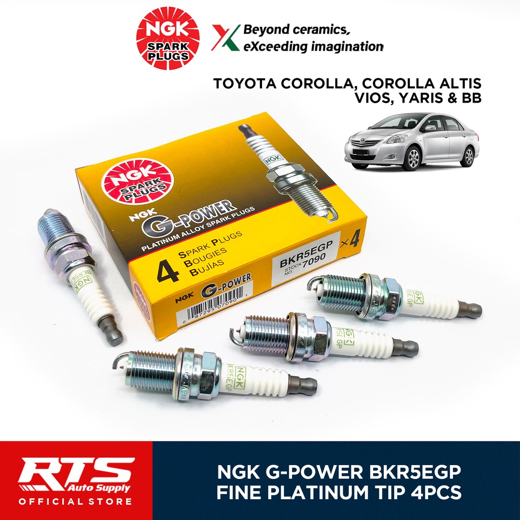 NGK BKR5EGP Platinum Spark plug for Toyota Vios , Corolla Altis , Yaris
