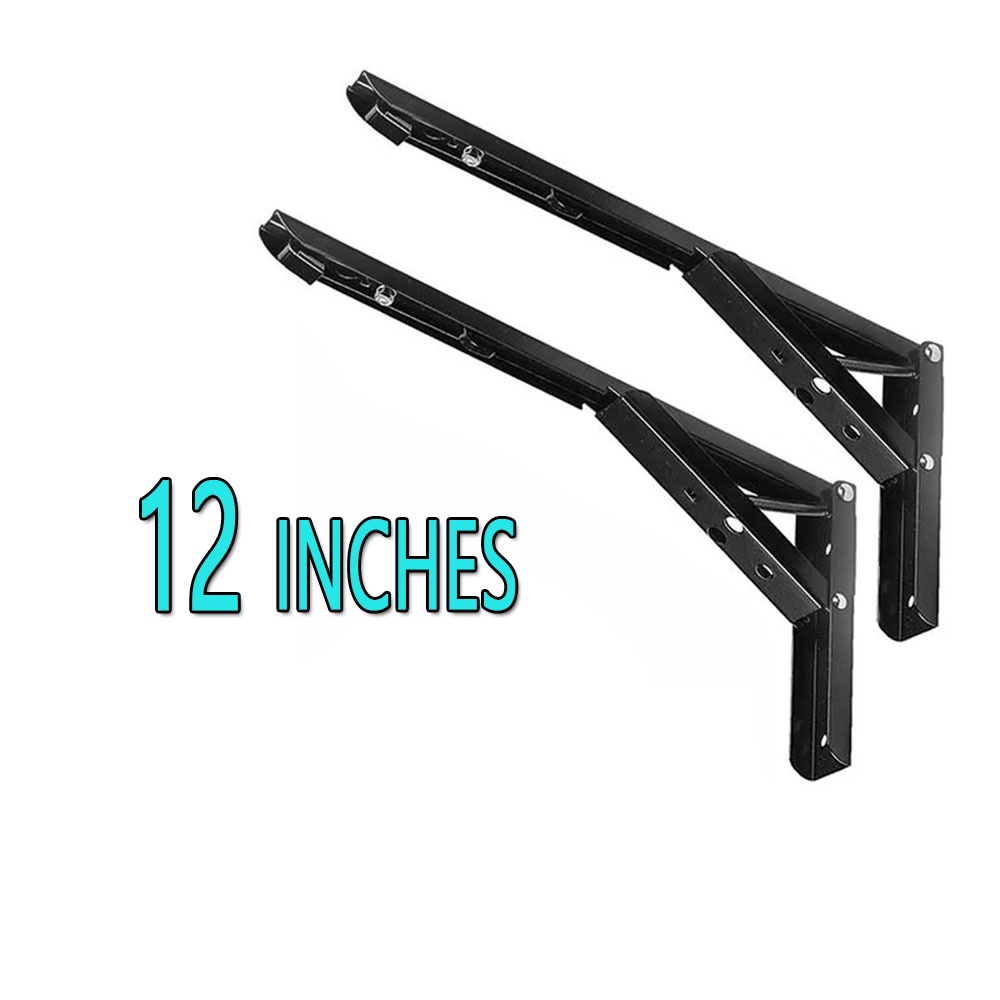 Folding bracket 8/10/12 Inch 2pcs Folding Table Leg Bench Shelf Bracket