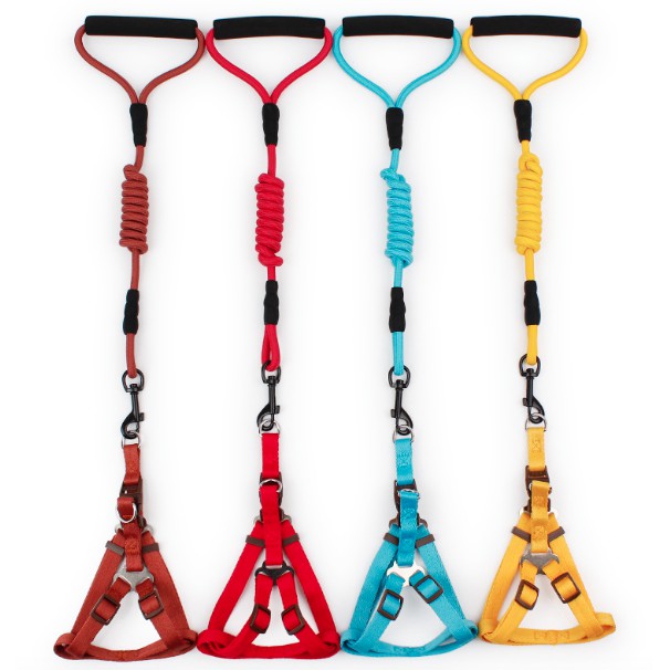 Plain Foam Traction Rope Harness Leash Pet Dog Vest Chest Walk | Shopee ...
