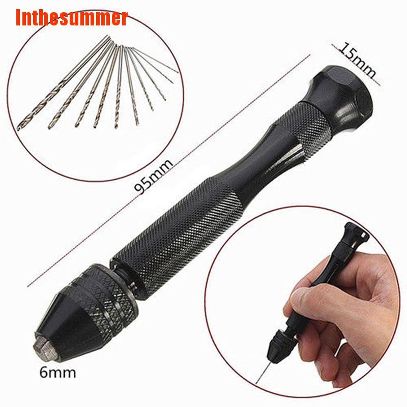 EsportsMJJ Mini Handbohrer Mit Spannfutter, 0,5-8 Mm, Pin Vise Für Modellbau