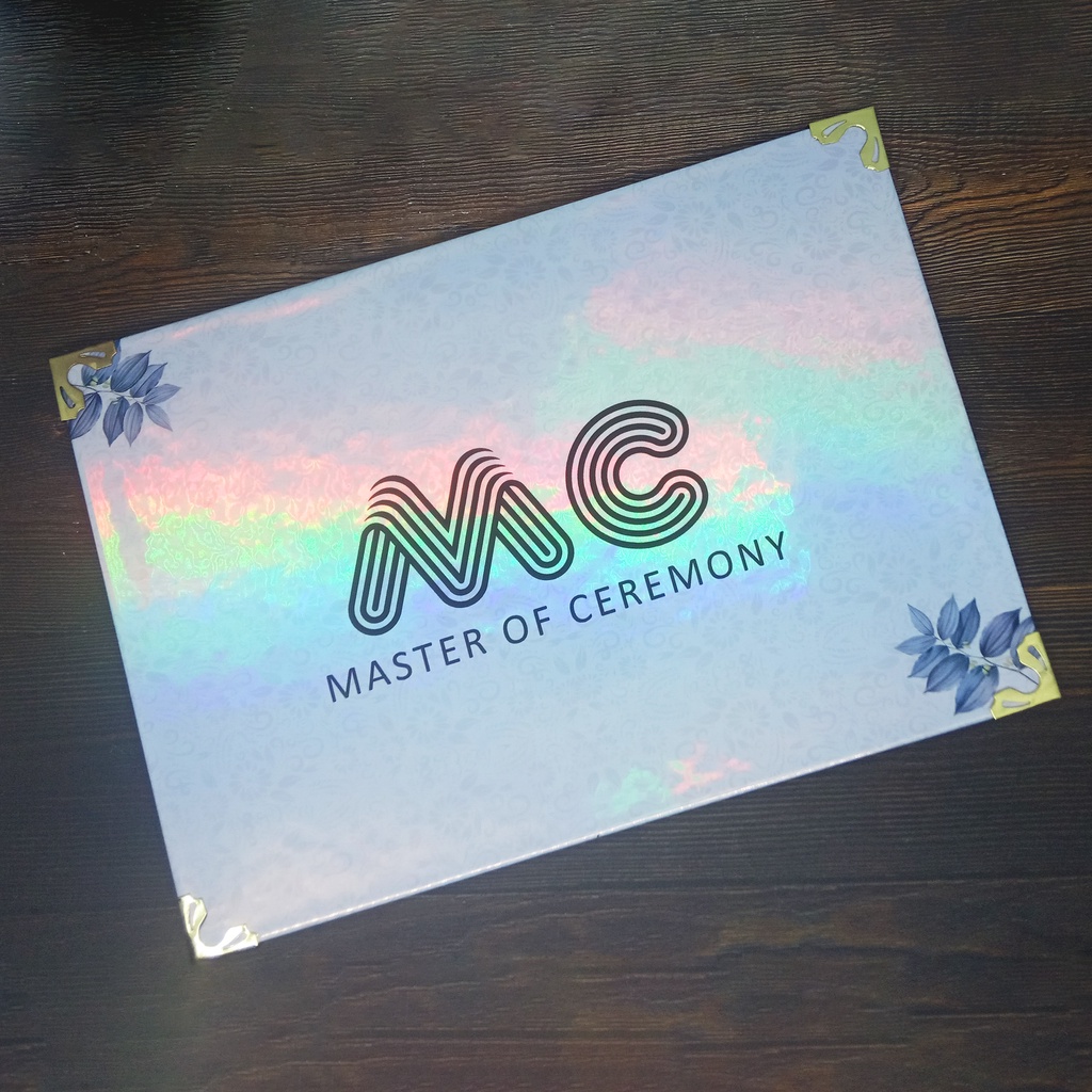 Qcard MC Handmade HOLOGRAM A5 WATERPROOF Thick CUSTOM Cue Card | Shopee ...