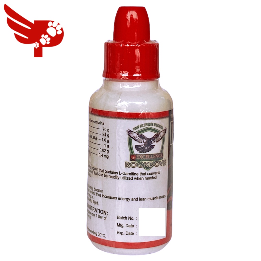 l carnitine for racing pigeons The main ingredient of Carni-Speed is L-carnitine. This substance, which is similar to a vitamin, plays a central role in the metabolism of pigeons. With a dosage of 10 ml/litre drinking water Travi-Carni - 250 ml -