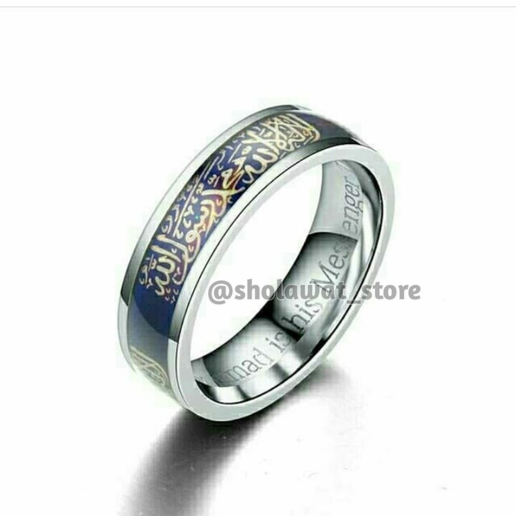 insTawheed Ring Change Color Ring Titanium Real Universal | Shopee ...