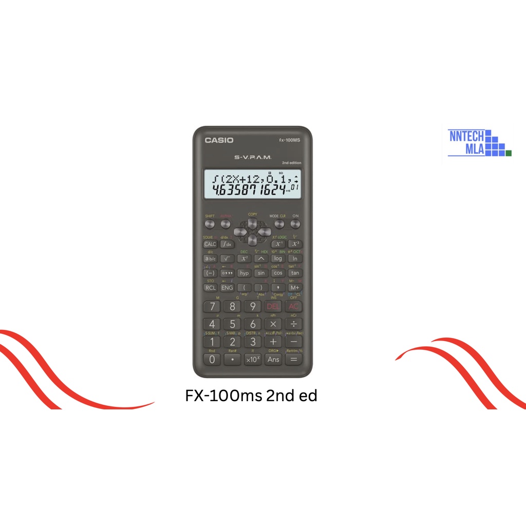 CASIO FX100ms 2nd edition scientific calculator with SHIFT SOLVE ...