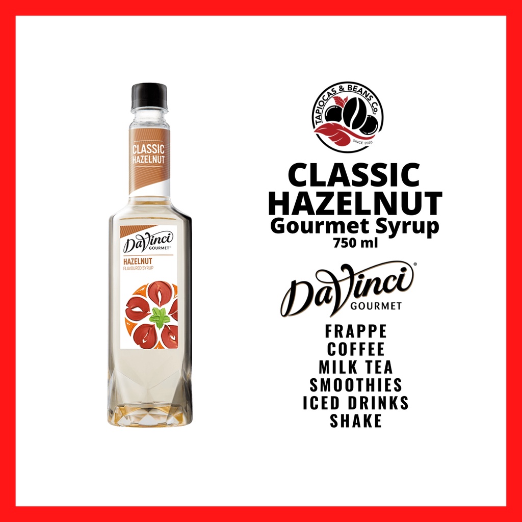 Davinci Syrup Hazelnut Shopee Philippines