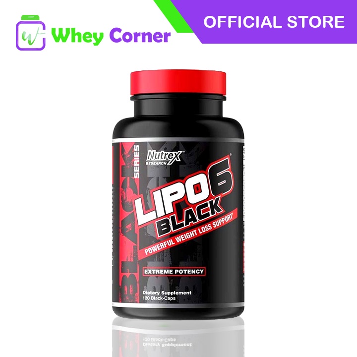 Nutrex Lipo-6 Black Extreme Potency 120 Capsules - Lipo6 Black Extreme ...