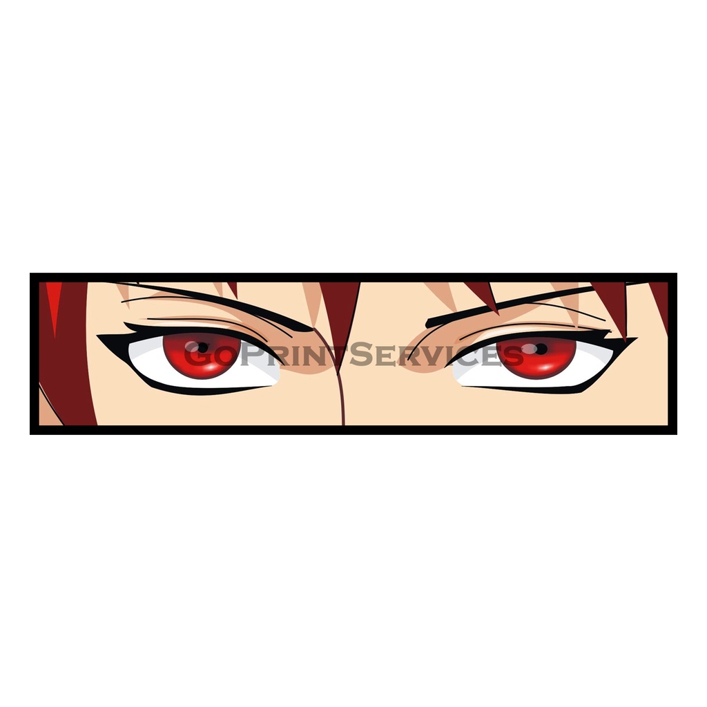 Akatsuki Rectangular Eye Slap | Naruto Shippuden | Laminated Vinyl ...