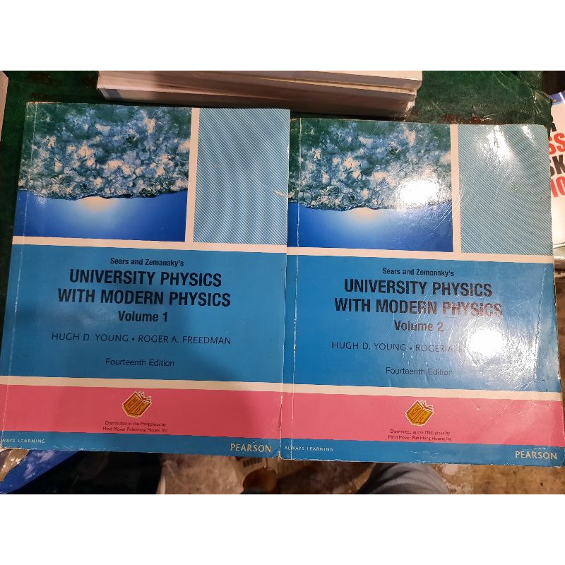 University Physics Volume 1 and 2 Young Freedman 14th edition | Shopee ...