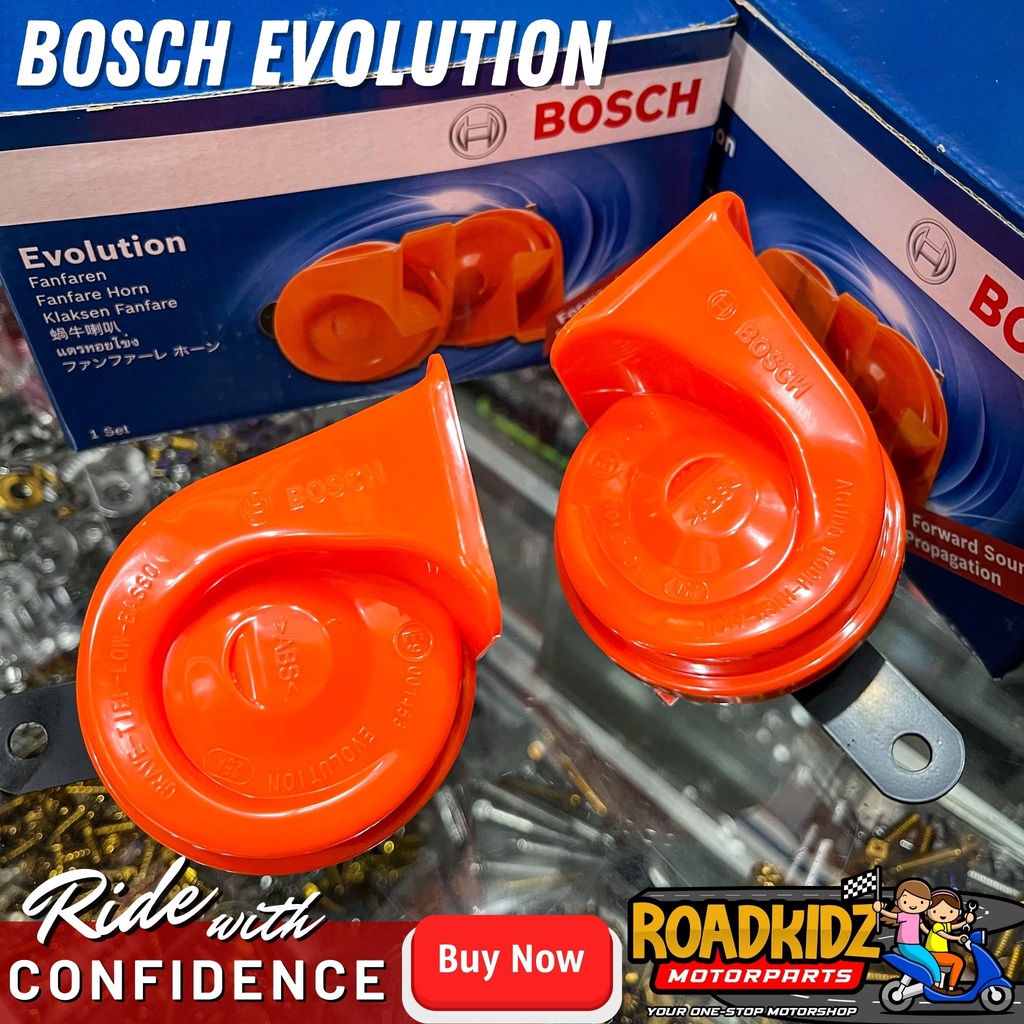 ORIGINAL BOSCH SNAIL HORN EVOLUTION w/ RELAY / SOCKET Shopee Philippines
