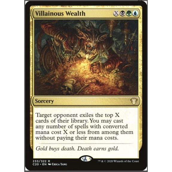 Magic: The Gathering - Villainous Wealth - Ricchezza Scellerata - Khans of Tarkir - Foil
