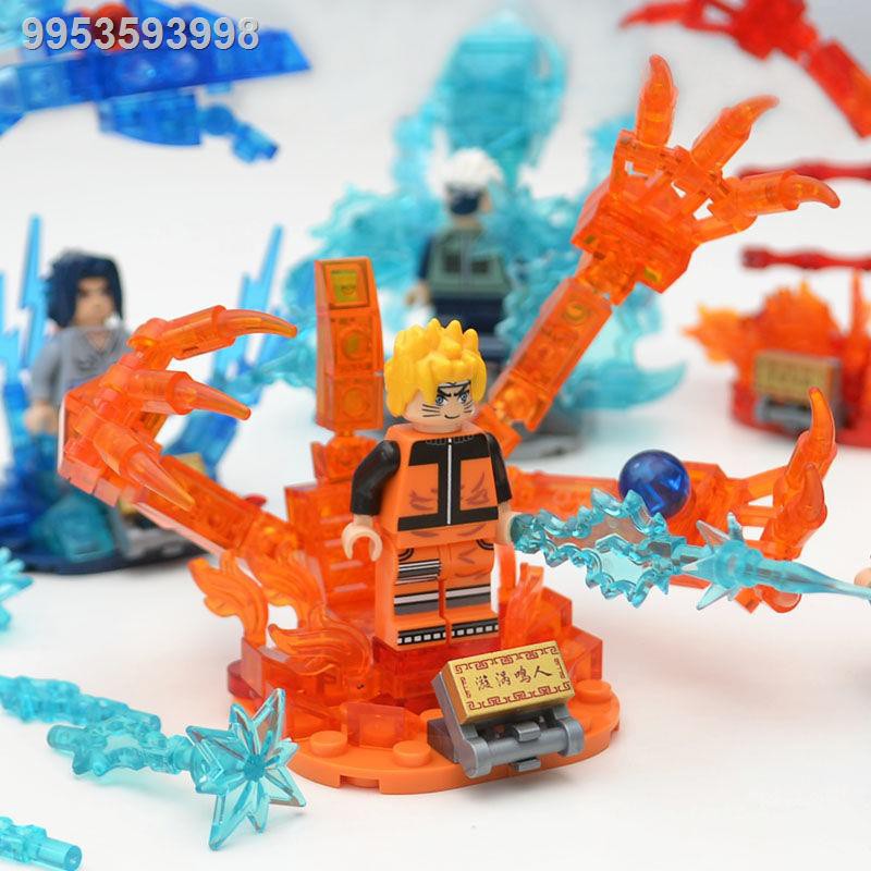 Anime surrounding Naruto Nine-tailed beast is fully compatible with Lego  building blocks assembling