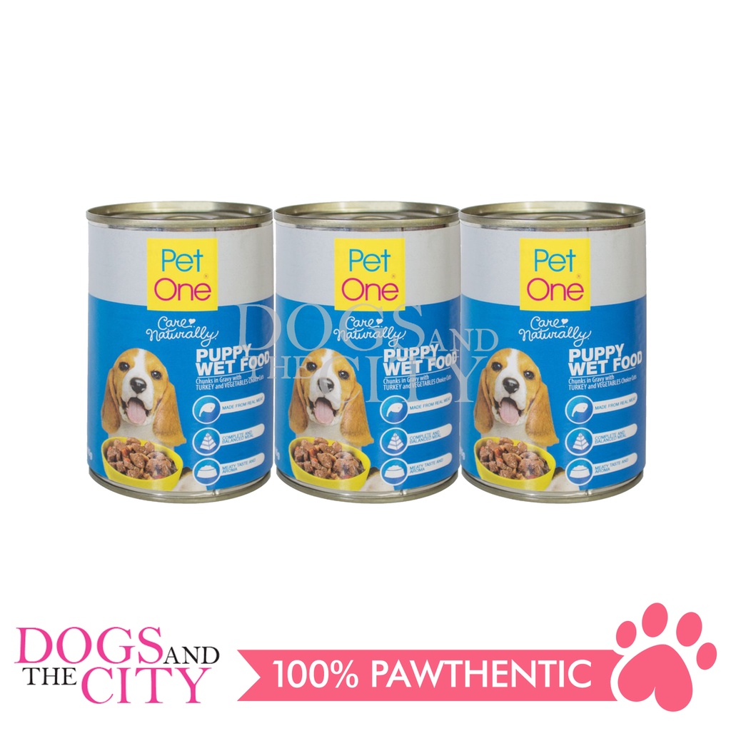 PET ONE Puppy Wet Food in Can 405g (3 cans) | Shopee Philippines