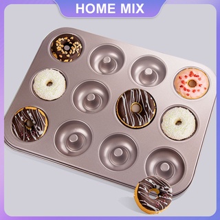 Donut Mold 8 Slots Silicone Non-Stick Doughnut Pan Heat Resistant Cake Mold~