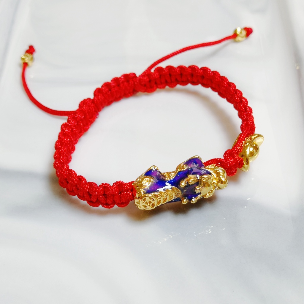 EM Jewelry Piyao Color Changing Money Catcher Red String Bracelet