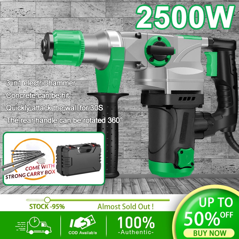 Demolition Electric Hammer Chipping Hammer Electric Drill High Power