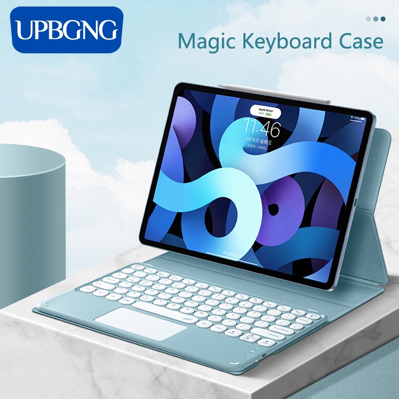 For IPad Magic Keyboard Case for IPad Air Air IPad Pro 11 2021  with Keyboard Wireless Bluetooth Keyboard