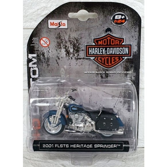 Maisto Diecast Miniature Harley Davidson Motorcycle 1 24 Scale Maisto Motorcycles Shopee Philippines