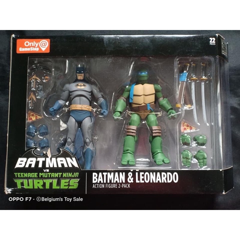 BATMAN & LEONARDO, sealed - Gamestop EXCLUSIVE Teenage Mutant Ninja ...