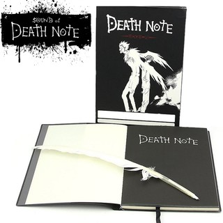 21.5cm Anime Notebook Death Note With Quill Deathnote Mancon Gfits For  Children