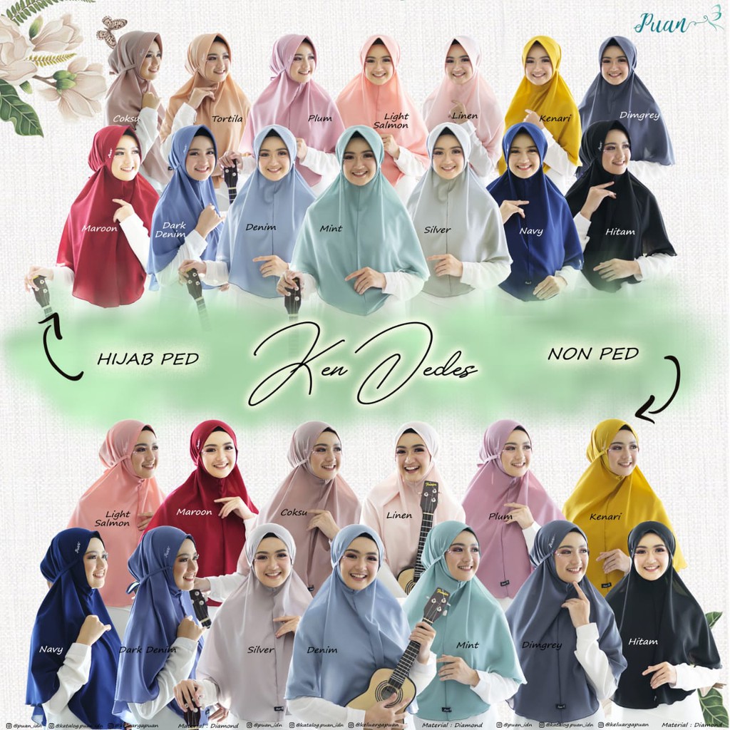 Jilbab Ken Dedes By Puan | Shopee Philippines