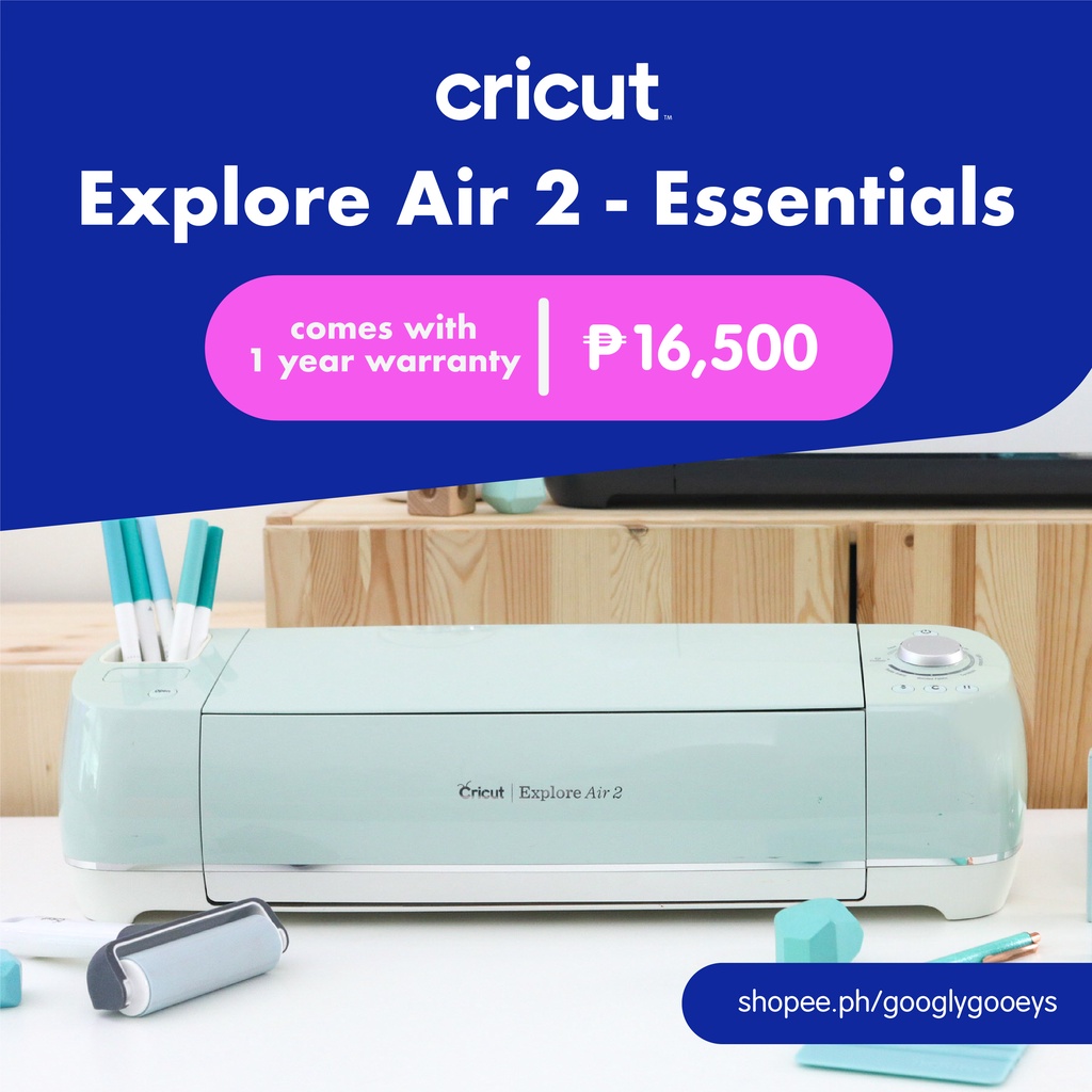 Cricut Explore Air 2 + Essentials Bundle Shopee Philippines