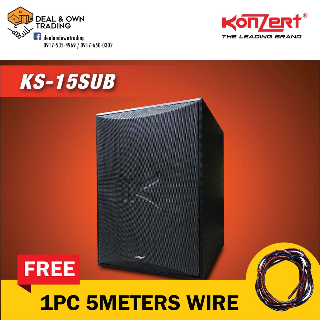 Konzert subwoofer sale 15