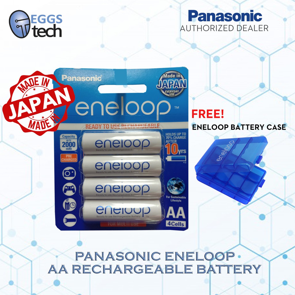 Panasonic Eneloop AA Rechargeable Battery (Made In Japan) | Shopee ...