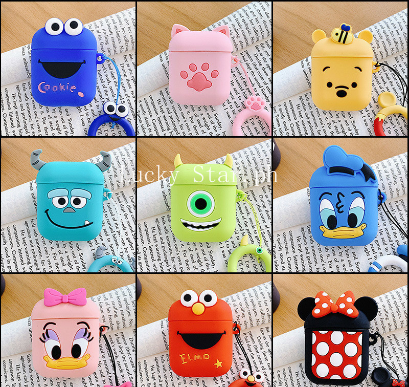 i12 Case AirPod Case Shockproof Silicone Cute Case Suitable for Airpods1 2 i12 Inpods12 Inpod AirPods Pro AirPods 3 cover