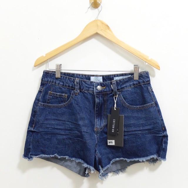 Cotton On Mid Saturday Denim Shorts Shopee Philippines